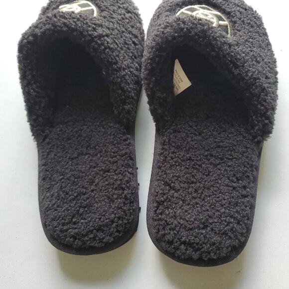 Ariat Cozy Slipper woman size 10 black fuzzy slide on - Picture 3 of 4